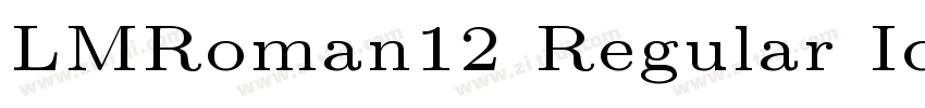 LMRoman12 Regular Id字体转换